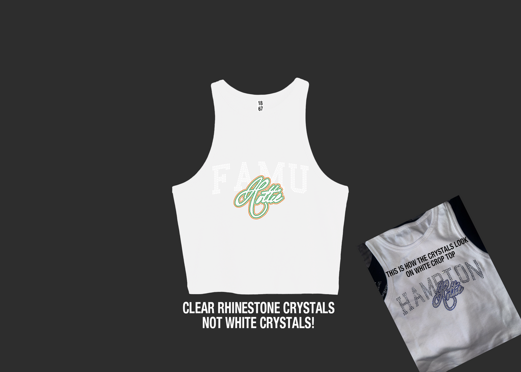 FAMU Hottie Crop Tank Top - Preorder *Read Description*