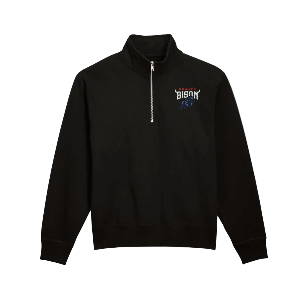 Black Howard Bison Quarter Zip -  *Read Description*