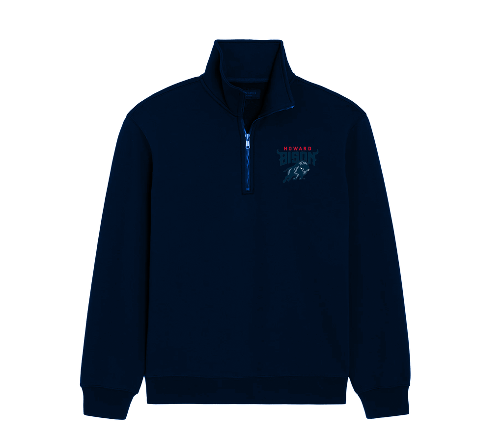 Navy Blue Howard Bison Quarter Zip -  *Read Description*